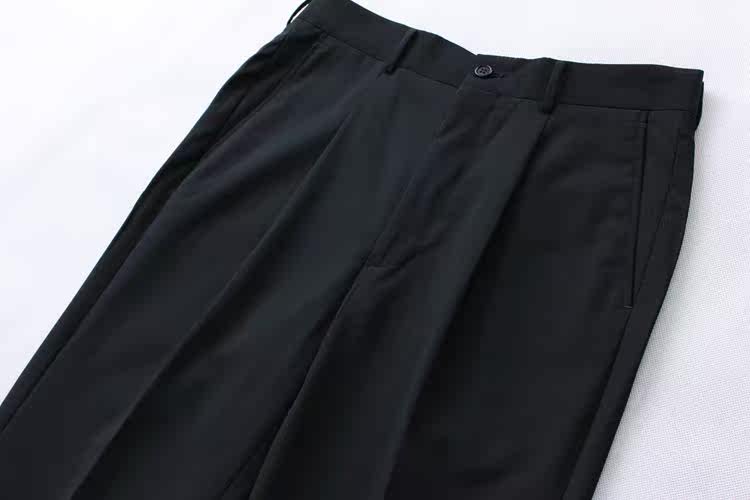 Pantalon droit en laine pour printemps - Ref 1470725 Image 9