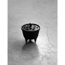 Spot Japanese original imported Southern Iron petals cast iron black iron muscle Japanese small incense burner cone incense
