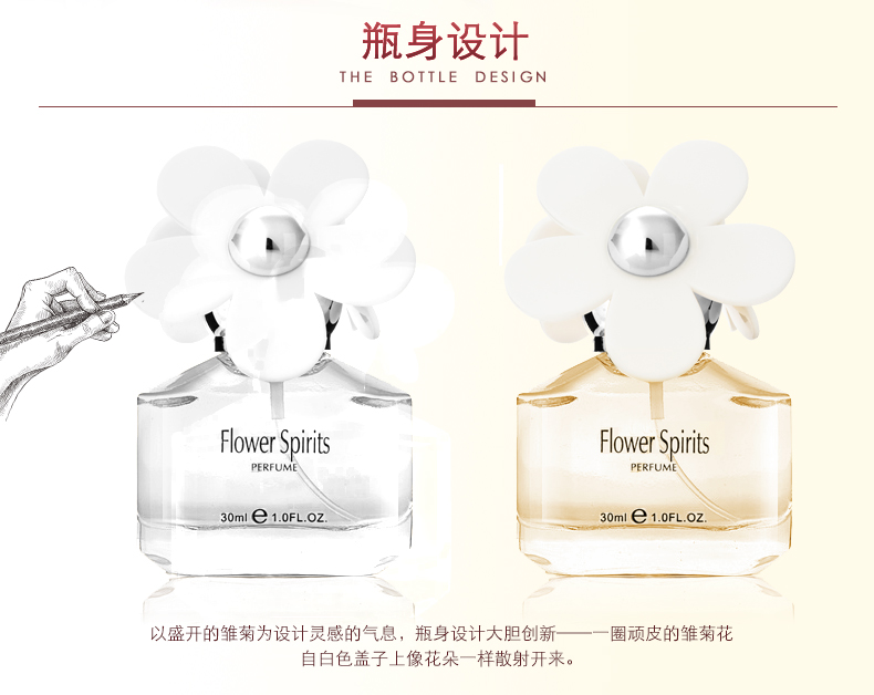 Authentic nước hoa Jialima lady hương thơm nhẹ kéo dài hoa nhài tự nhiên hoa hồng sinh viên màu xanh bùa mê 30ml - Nước hoa nước hoa khô