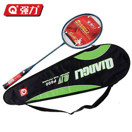 Badminton racket Powerful P600 Carbon aluminum one - shaped badminton possession ball racket badminton