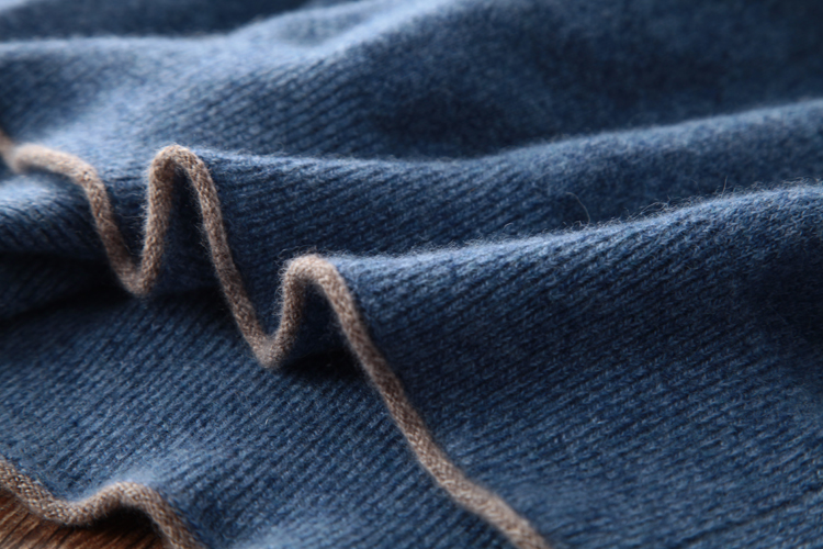 Mùa thu và mùa đông nam mới 100% áo len cashmere nguyên chất Áo cổ tròn dài tay áo thun dệt kim quần áo thời trang nam