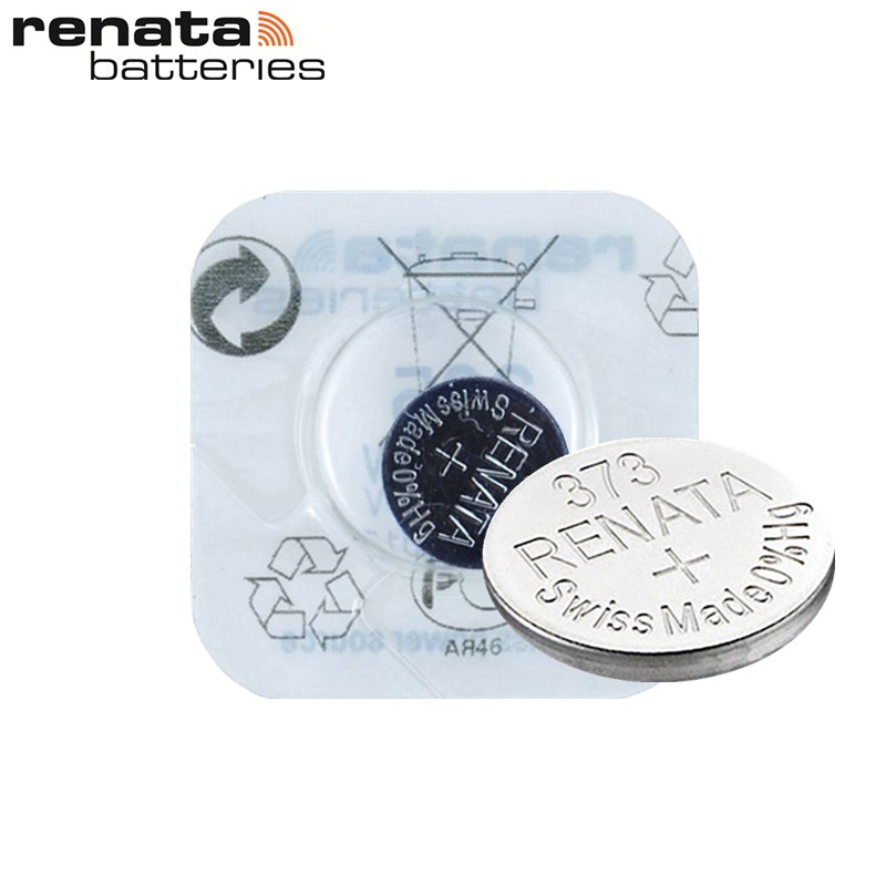 RENATA applies to Swiss imports of watches buttons, batteries electronic SR916SW 373-1 grain