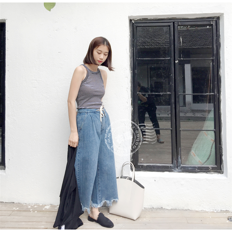 EKOOL Slim mỏng bên trong co giãn Chủ đề vest mùa hè hoang dã treo cổ sling đáy áo sơ mi nữ thiết kế thời trang nữ