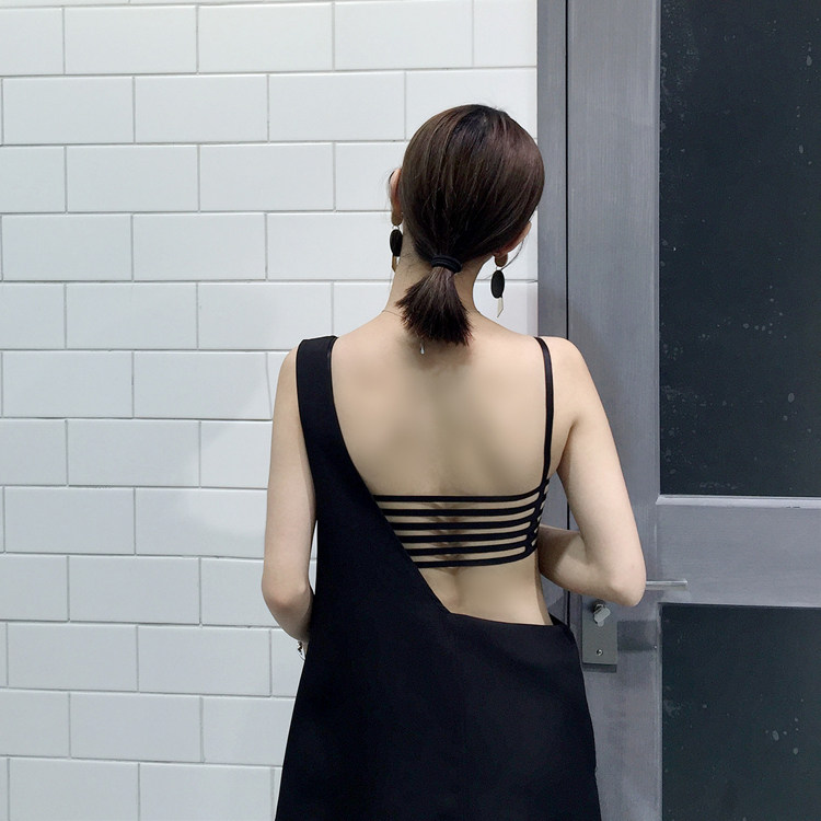 EKOOL自留海棉无接缝抹胸文胸夏季冰凉短款打底内衣背心女