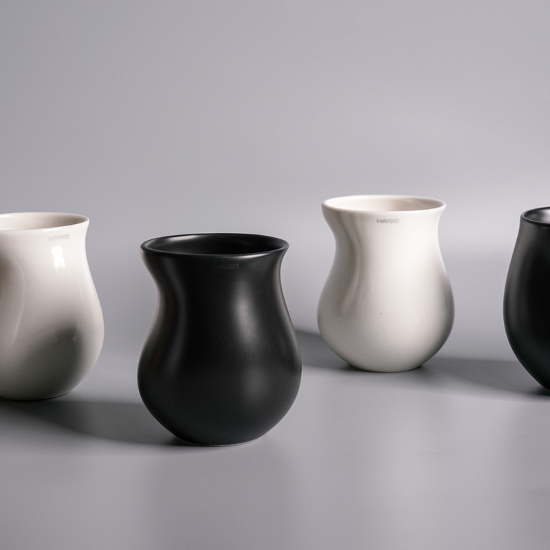 Hario Curve 300ml Sensory Cup for Pour over Coffee, Aroma Tasting Cup, Old Rock Clay Material Hario Curve 300ml Sensory Cup for Pour over Coffee, Aroma Tasting Cup, Old Rock Clay Material