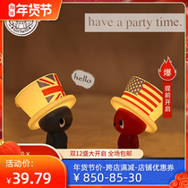 Hat lamp usb desktop ed lamp creative l bedroom ins girl childrens writing eye protection lamp Time Cup lamp