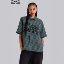 Jaded London womens UK direct mail new plaid short-sleeved casual shirt JMS3759