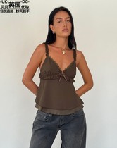 Motel Rocks womens clothing UK direct mail UO new product Melinda lace layered suspender belt