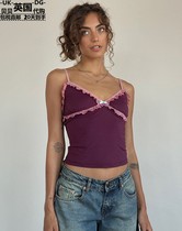 Motel Rocks womens clothing British direct mail UOMarjorie lace decorated with short harnesses