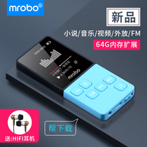 mrobo mp3 player hifi mini student section p3 reader mp4 read the novel mp5 Learn the song in English