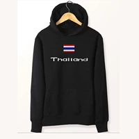 Áo len Thái Lan đen Thái Lan thể thao và áo hoodie cotton tùy chỉnh sweater trắng