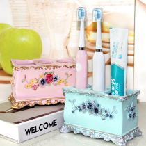 Nordic ins electric toothbrush holder family of three set European creative home punch-free toothbrush toothpaste store