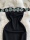 Light Luxury Socialite Sexy Strapless Backless Black Dress for Women, Heavily Embellished with Rhinestones, Waist-Cinching, Slimming, Bodycon Evening Gown