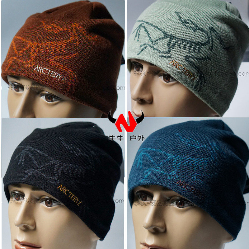 Archaeopteryx Arcteryx Bird Head Toque Wool Big Label Classic Warm Fleece Hat 28879