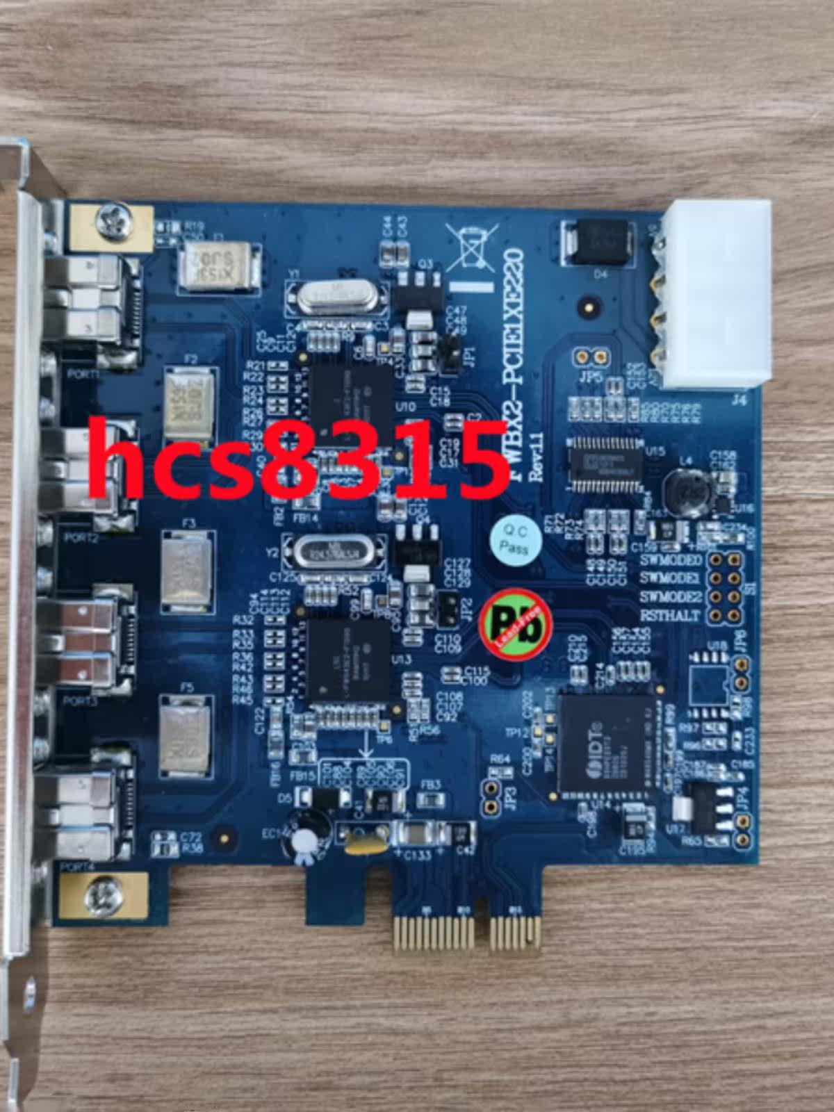 TEXIN TAIWAN IOI FWBX2-PCIE1XE220 4-인터페이스 1394B 캡처 카드 협상