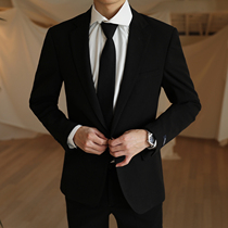 Korean slim suit jacket Mens business casual teen suit top Wedding dress Professional formal dress