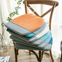 Fall Winter and thick Cheniel Dining Mat Horseshoe Nordic Simple Non-Slide Modern Stool Cut Removable Pure Color