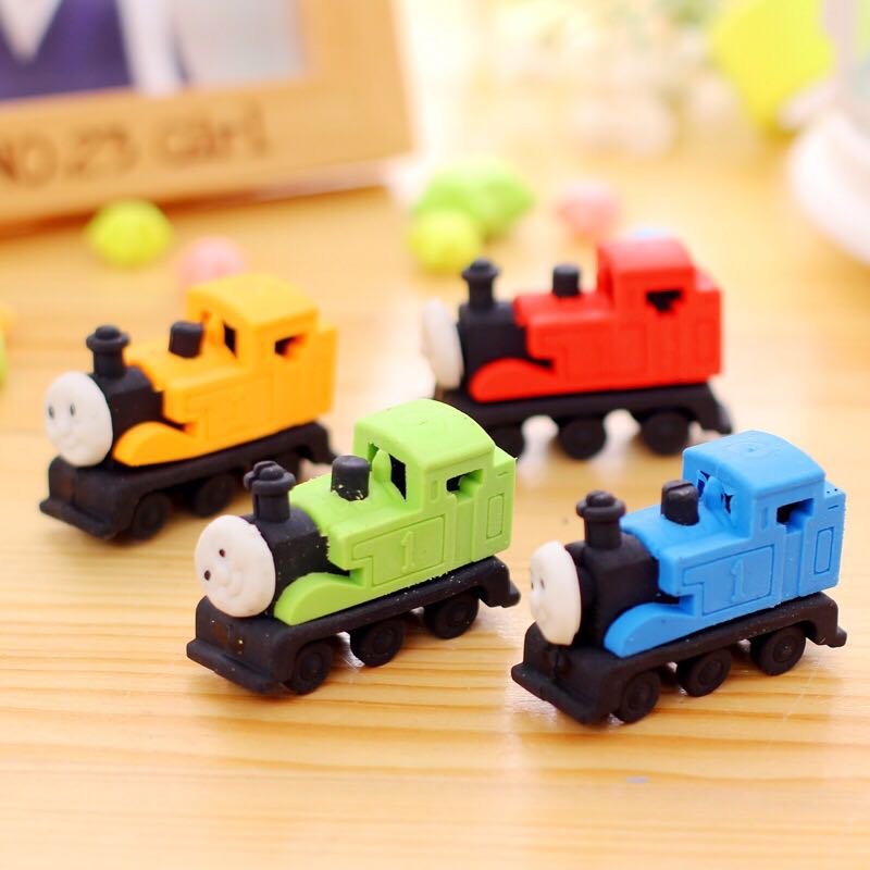4 into Thomas little train shape eraser
