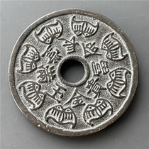 Antique handicrafts antique bronzes (gold and jade long life and wealth)