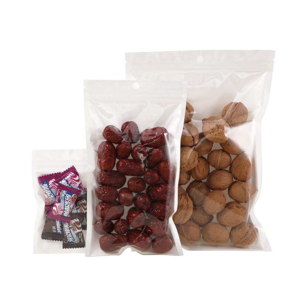 Large size white pearlescent film yin and yang self-sealing bag clothing packaging bag packaging bag clothing underwear bag printing custom