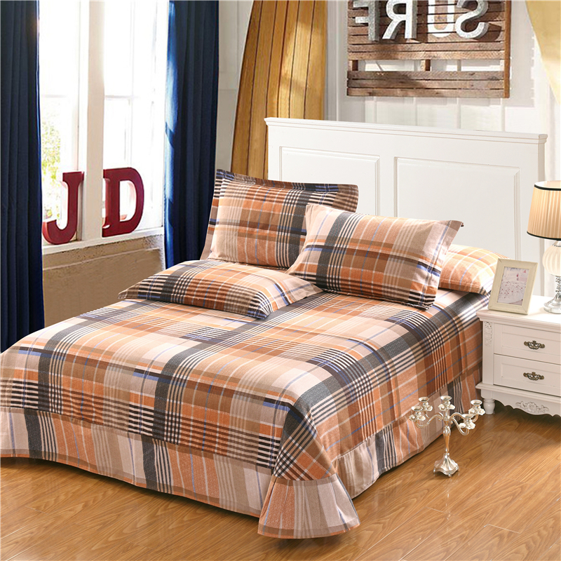 mảnh duy nhất của tấm bông flannel mà không rộng khảm 250 * 250 đơn đôi tăng Sheets - Khăn trải giường ga trải giường mùa hè