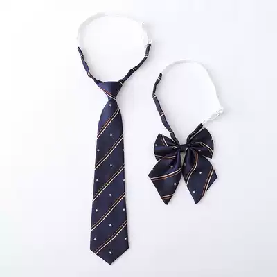 1-6 grade primary school tie small tie female decoration Japanese bow tie flower male and female children Academy style