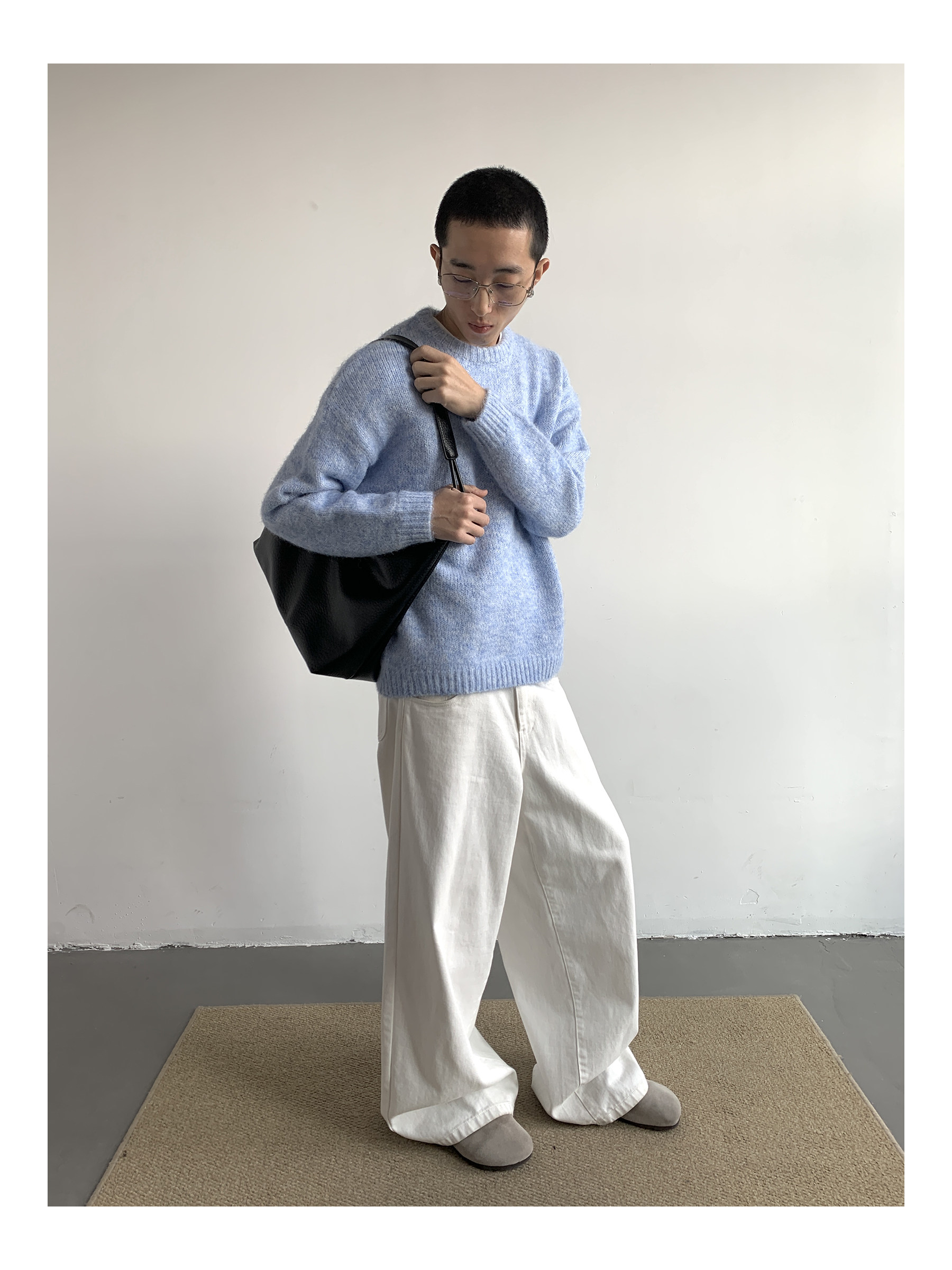 MION Thickened Wool Knit Sweater