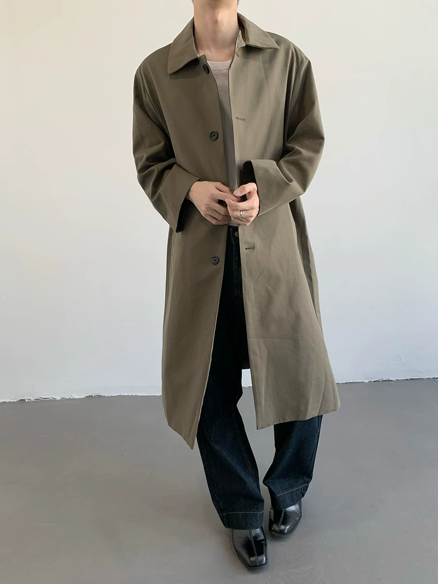 Осеннее trench coat, длинная куртка для мужчин и женщин, стиль высокого качества, городской стиль