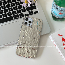 Yoona Home silver stainless steel mirror for iPhone11 12ProMax phone case Apple XSMax