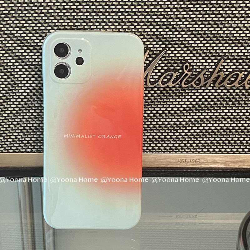 Yoona Home Sunset Sunset is suitable for iPhone11 Apple 12pro max mobile phone protection shell ins daughter