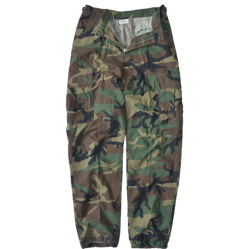 Military Standard Commercial Version Tcu Third Generation Tropical Erdl Training Pants Pure Cotton Plaid Washed Vintage Style Side Pocket Flap