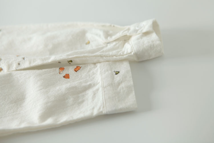 Áo sơ mi trắng nữ tay dài 2018 cotton mới in họa tiết holobu không rõ ràng qua áo sơ mi hoang dã áo khoác sơ mi nữ
