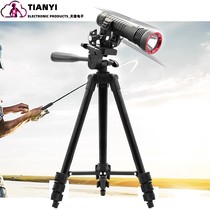 Aluminum alloy outdoor fishing lighting flashlight base tripod retractable height adjustment portable light bracket