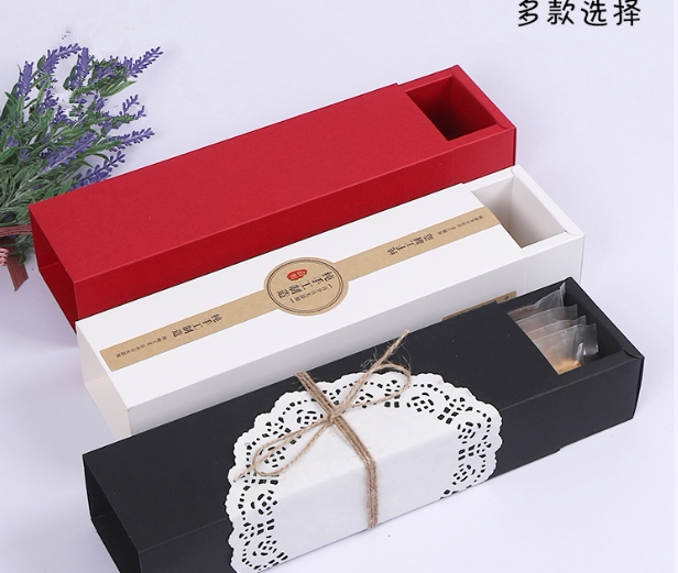 Drawer Strip Kraft Box West Point Mooncake Cake Cookie Box Macaron Box Courtesy box Multi-selection