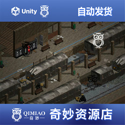 Unity Zombie Interior Hd Isometric Tileset 1.1.1 Zombie Interior Scene
