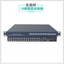 Rack-type 16-way screen splitter video splitter VGA picture processor with loop pass instead of MV96E