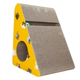 Вертикальная кошачья доска треугольник наклоняющийся колокольчик, кошачья игрушка измельчение когтя из гофрированного гофрированного кошачьего гнезда бесплатная доставка