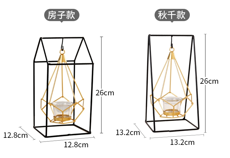 Phong cách Bắc Âu INS thơm nến giữ trang trí nhỏ phong cách châu Âu phòng khách phòng ăn hiên rượu tủ trang trí đồ trang trí