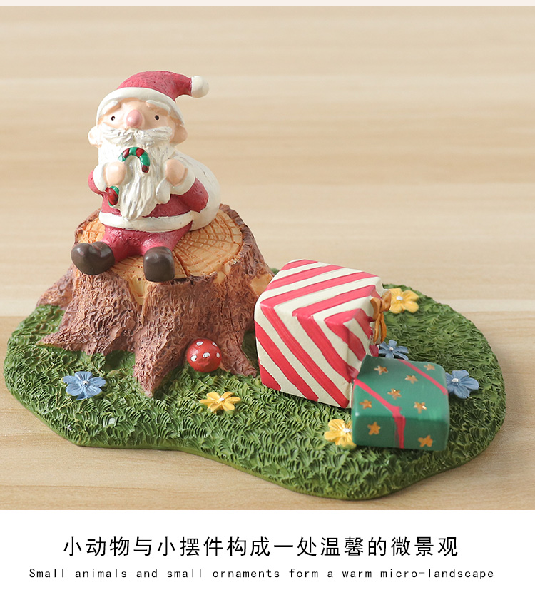 Zakka dễ thương vườn cây lỗ nhựa nấm gốc cỏ phân trang trí máy tính để bàn trang trí nhỏ phụ kiện nhà cây trang trí trong nhà