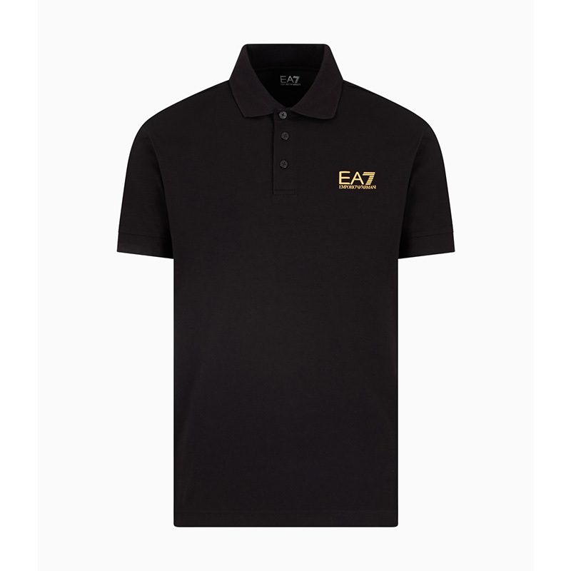 Emporio Armani Anpriao Armani Ea7 Men's Short-Sleeved Polo Shirt Summer Breathable Business Style
