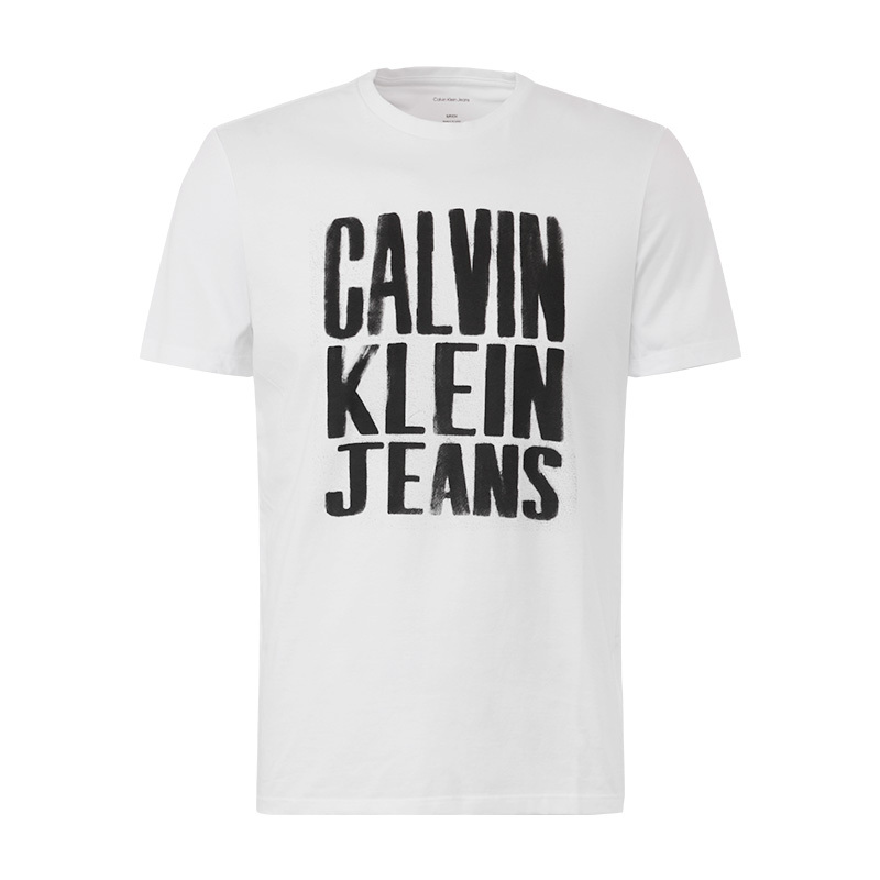 Calvin Klein/Calvin Klein Ck Men's New Summer Fashion Short-Sleeved T-Shirt Casual Half-Sleeve
