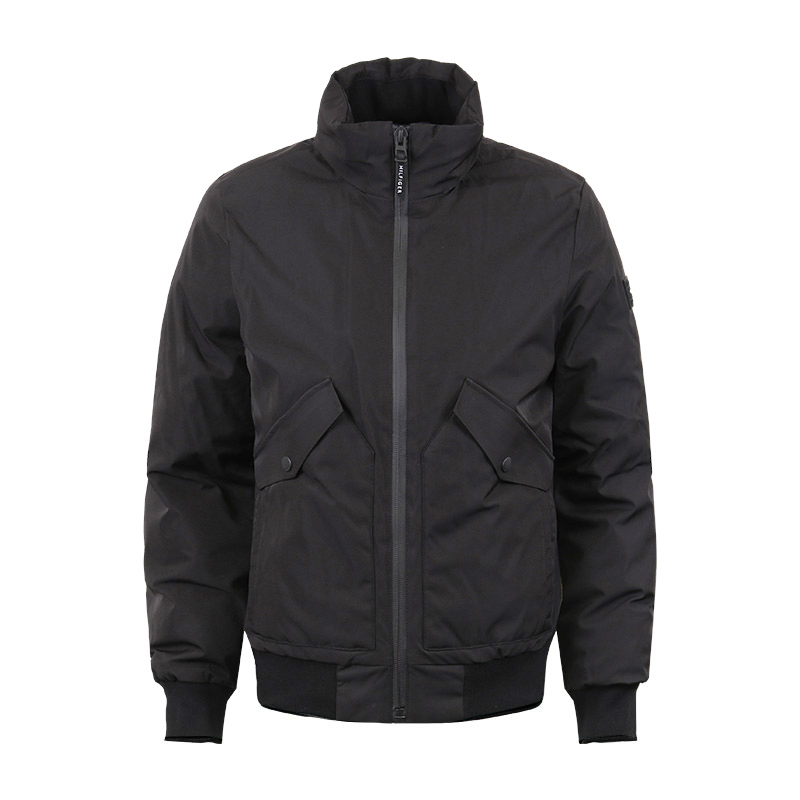 Tommy Hilfiger Men's Hidden Hood Zipper Casual Cotton Jacket Fashion New Coat