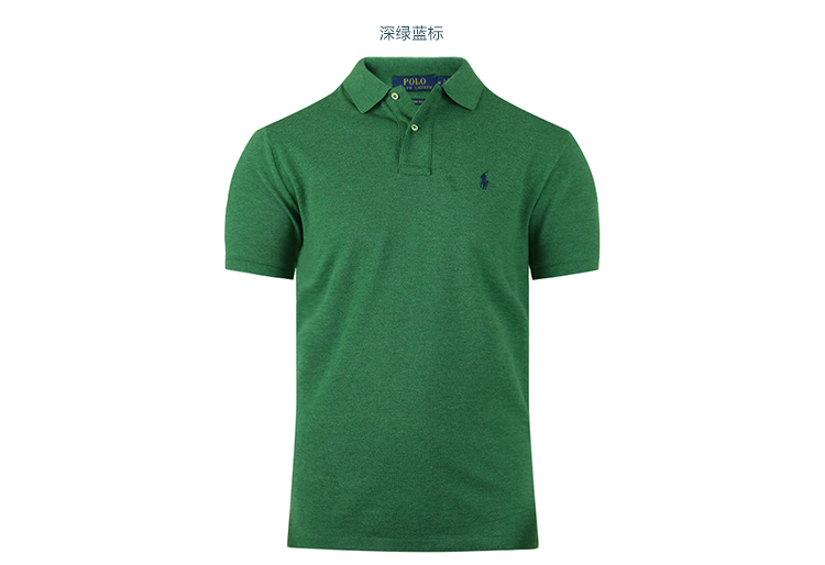 Mỹ thư trực tiếp Polo Ralph Lauren Ralph Lauren nam phiên bản tiêu chuẩn cổ điển của bông ngắn tay áo Polo