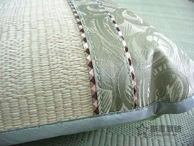 Mùa hè thuần cỏ tự nhiên thảm gấp giường mã hóa mùa hè mat ba mảnh giường đôi 1,5 m, 1,8 m chiếu trúc hạt