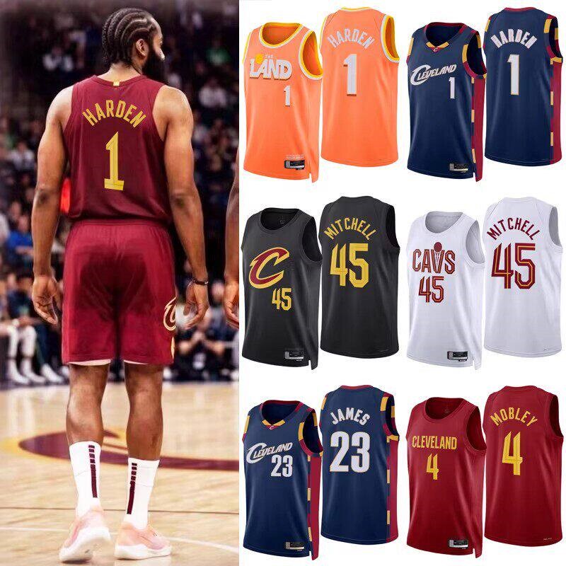 25-26 Summer Season Cavaliers Basketball No. 1 Harden 45m Chiller 23 James 31 Allen Fan Edition Jersey Pants 25-26 Summer Season Cavaliers Basketball No. 1 Harden 45m Chiller 23 James 31 Allen Fan Edition Jersey Pants