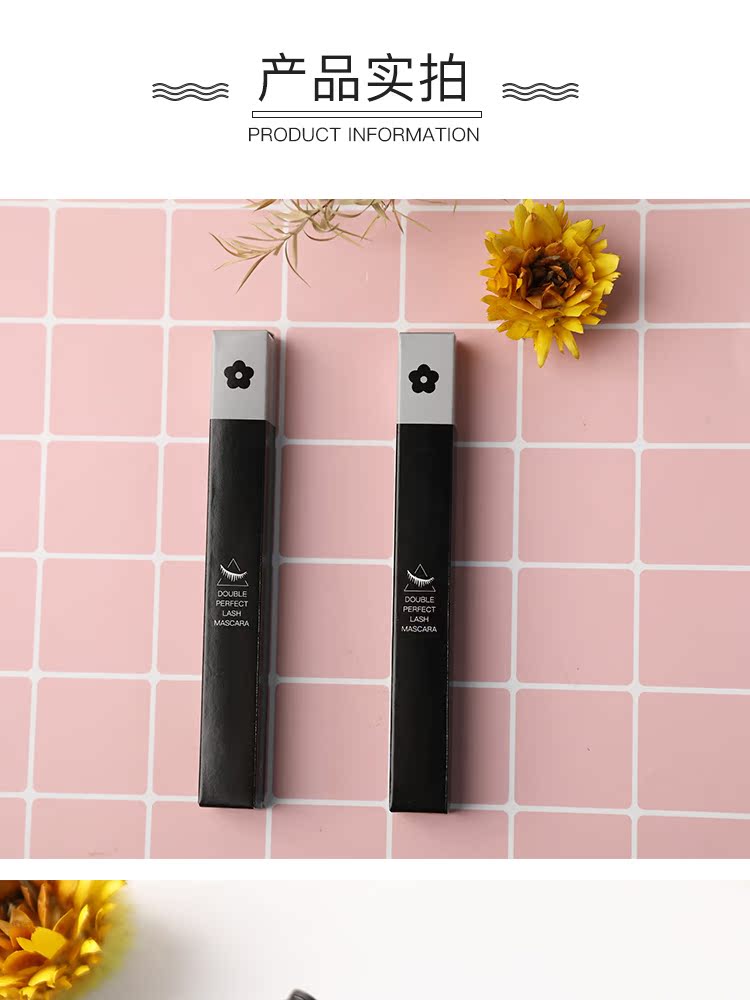 Tròn 哒 Judydoll đôi cam mascara đầu cọ nhỏ cong dài và dày không thấm nước không nở - Kem Mascara / Revitalash mascara karadium