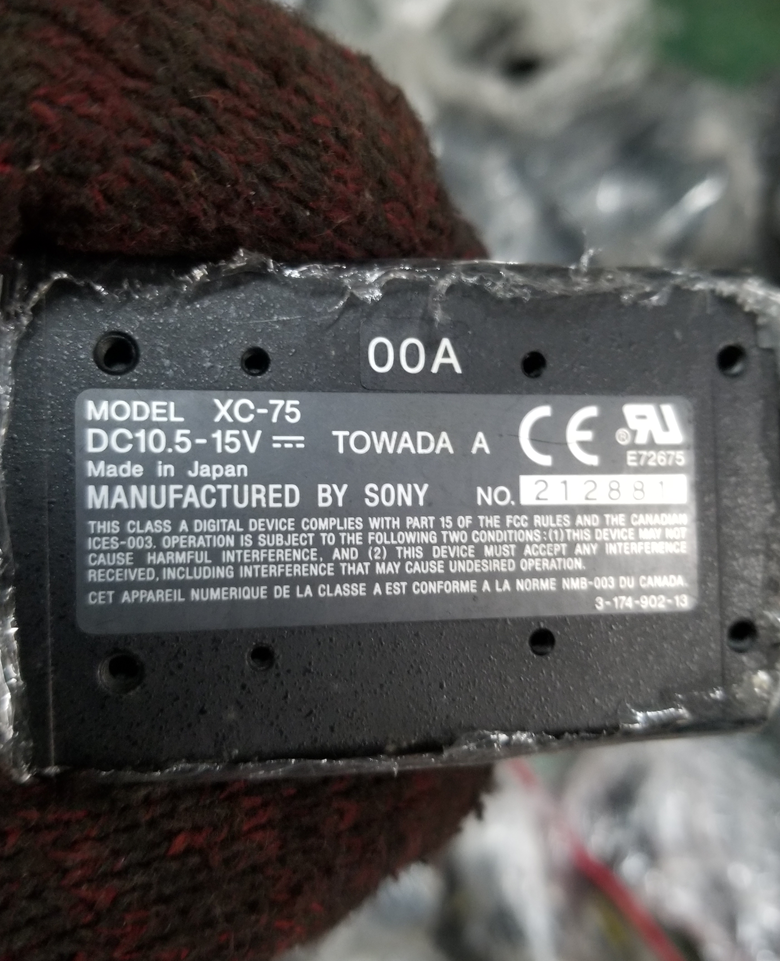 SONY XC-75 Industrial Camera