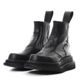 Martens, модные высокие короткие сапоги с молнией, из натуральной кожи