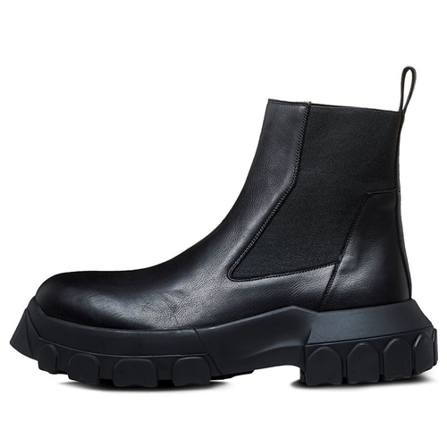 Martens, высокие челси на платформе, удерживающие тепло короткие сапоги, из натуральной кожи, европейский стиль
