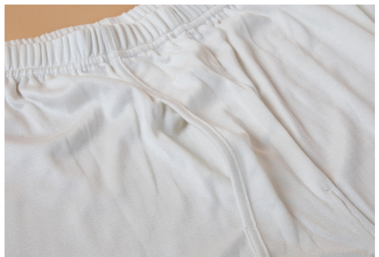 Xuất khẩu lụa nặng cộng với cotton Nam lụa dệt kim dài Quần lụa ấm quần xà cạp quần cotton bán quần tất thu đông nam nữ